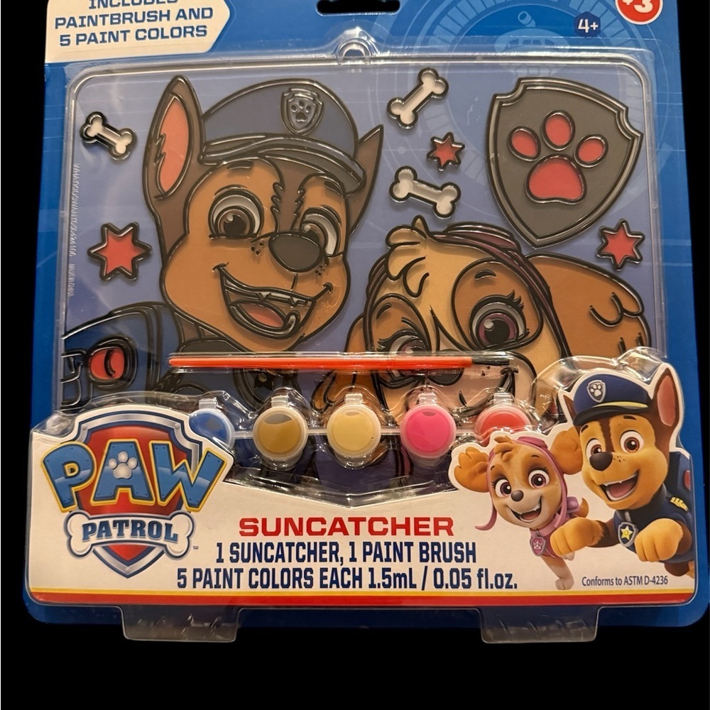 Nickelodeon PAW Patrol Suncatcher Kit‎ - Blue, Red, Pink, Yellow